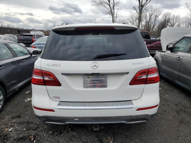 4JGDA5HB8FA488243 - 2015 MERCEDES-BENZ ML 350 4MATIC WHITE photo 6