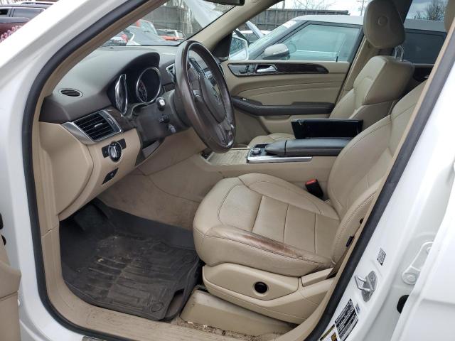 4JGDA5HB8FA488243 - 2015 MERCEDES-BENZ ML 350 4MATIC WHITE photo 7