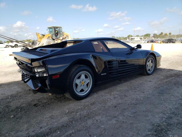 ZFFSG17A8L0083563 - 1990 FERRARI TESTAROSSA BLACK photo 3