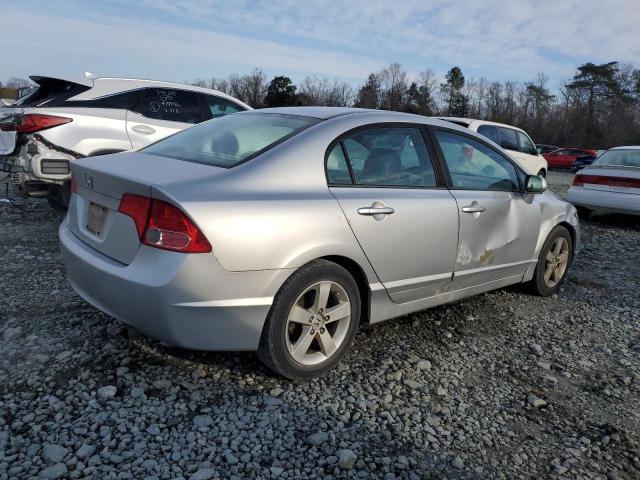 1HGFA16898L017630 - 2008 HONDA CIVIC EX SILVER photo 3