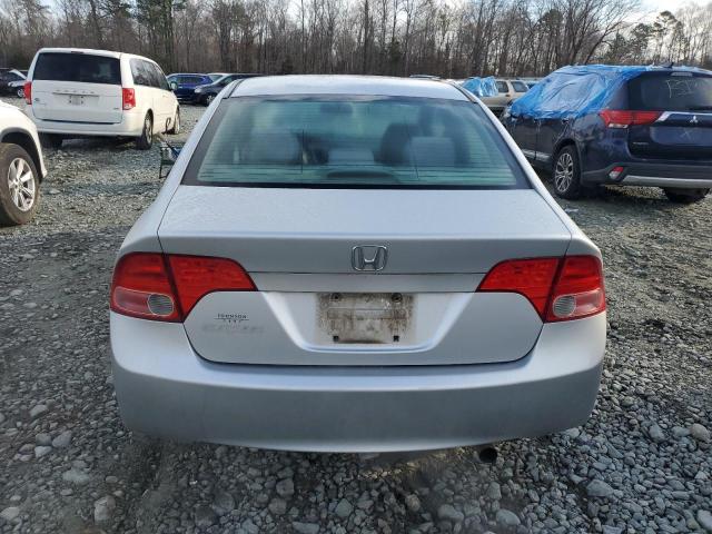 1HGFA16898L017630 - 2008 HONDA CIVIC EX SILVER photo 6