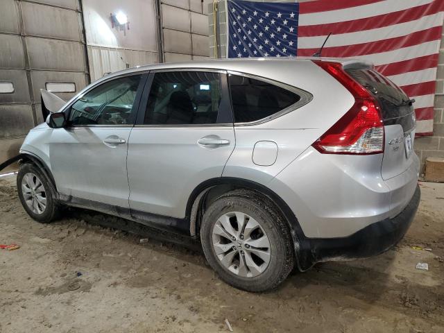 2HKRM4H5XEH605382 - 2014 HONDA CR-V EX SILVER photo 2