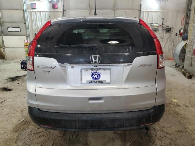 2HKRM4H5XEH605382 - 2014 HONDA CR-V EX SILVER photo 6