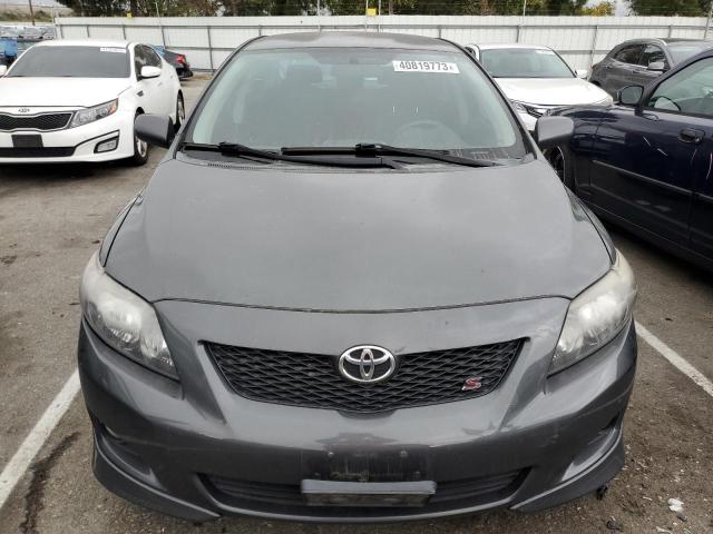 1NXBU40E89Z042160 - 2009 TOYOTA COROLLA BASE BLACK photo 5