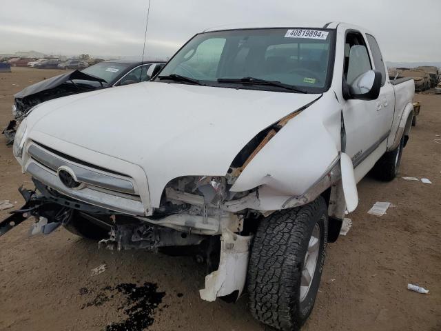5TBBT44146S486269 - 2006 TOYOTA TUNDRA ACCESS CAB SR5 WHITE photo 1
