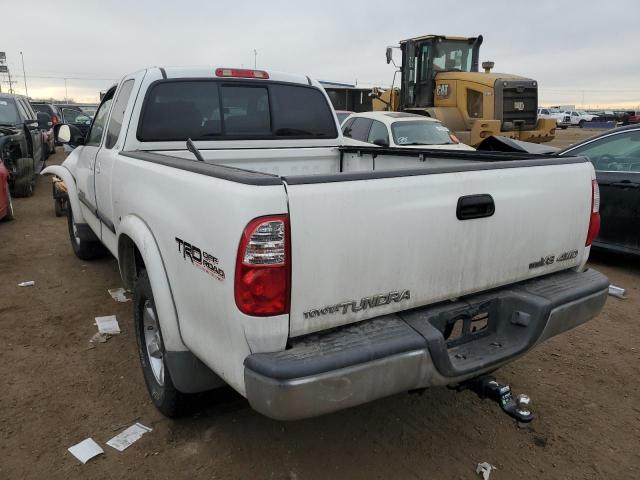 5TBBT44146S486269 - 2006 TOYOTA TUNDRA ACCESS CAB SR5 WHITE photo 2