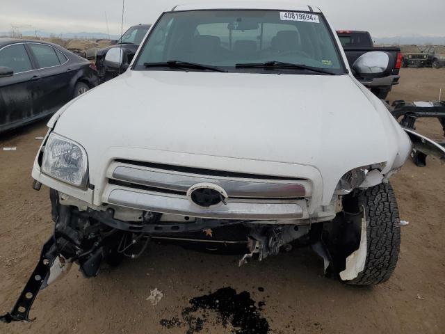 5TBBT44146S486269 - 2006 TOYOTA TUNDRA ACCESS CAB SR5 WHITE photo 5
