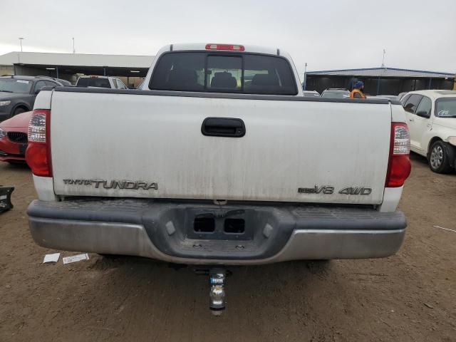 5TBBT44146S486269 - 2006 TOYOTA TUNDRA ACCESS CAB SR5 WHITE photo 6