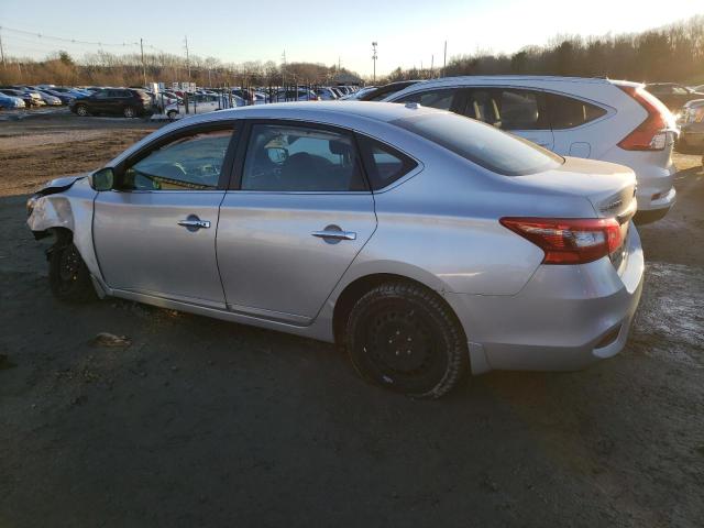 3N1AB7AP4GY256728 - 2016 NISSAN SENTRA S SILVER photo 2