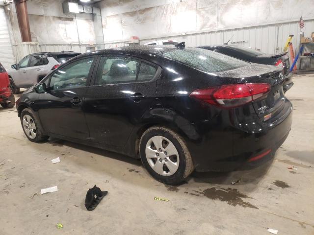 3KPFK4A78HE122678 - 2017 KIA FORTE LX BLACK photo 2