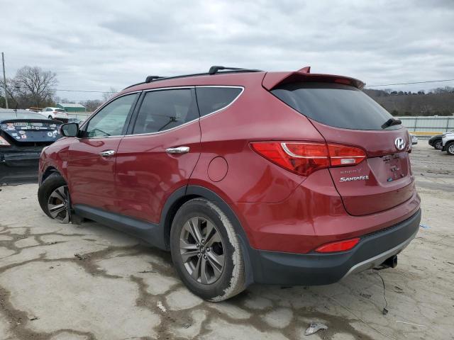 5XYZU3LB2FG235089 - 2015 HYUNDAI SANTA FE S RED photo 2