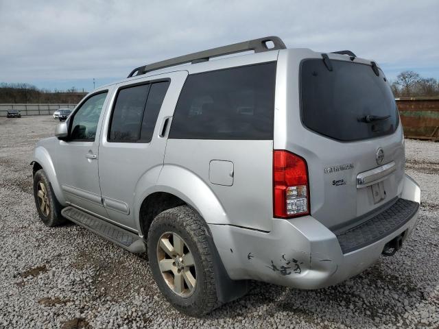 5N1AR1NB5CC622229 - 2012 NISSAN PATHFINDER S SILVER photo 2