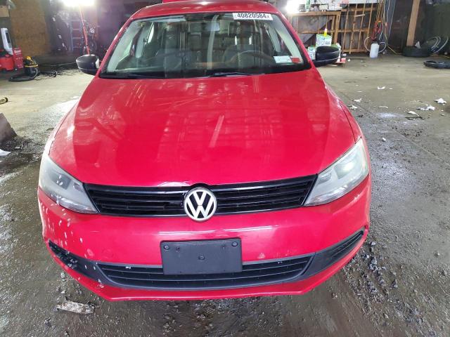 3VW2K7AJ6EM435013 - 2014 VOLKSWAGEN JETTA BASE RED photo 5