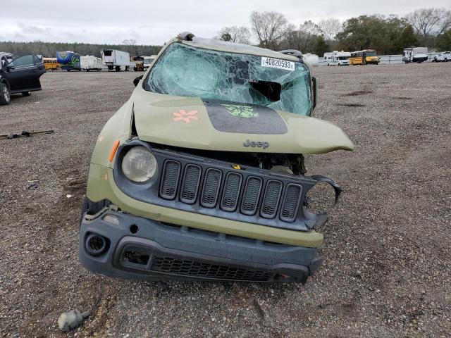 ZACCJBCT0FPB69381 - 2015 JEEP RENEGADE TRAILHAWK GREEN photo 5