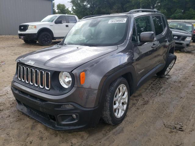 ZACCJABB6JPH03354 - 2018 JEEP RENEGADE LATITUDE GRAY photo 2