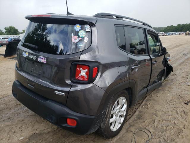 ZACCJABB6JPH03354 - 2018 JEEP RENEGADE LATITUDE GRAY photo 4