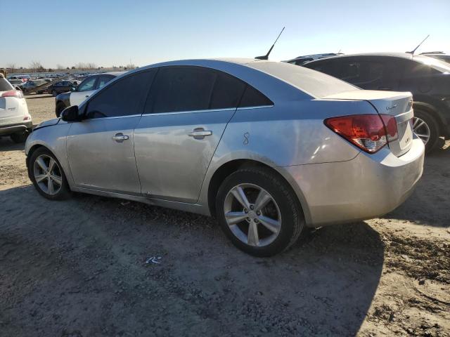 1G1PE5SBXD7189967 - 2013 CHEVROLET CRUZE LT SILVER photo 2