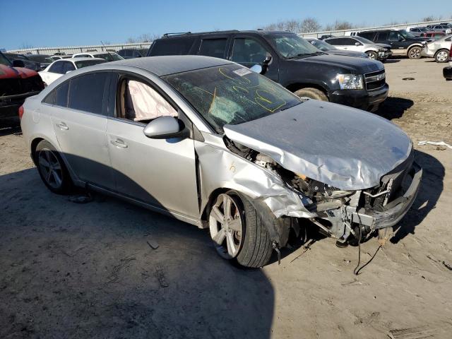 1G1PE5SBXD7189967 - 2013 CHEVROLET CRUZE LT SILVER photo 4