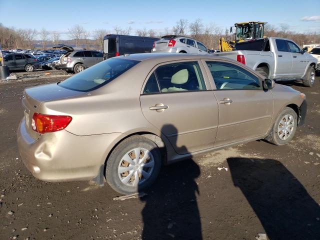2T1BU40E29C065595 - 2009 TOYOTA COROLLA BASE BEIGE photo 3