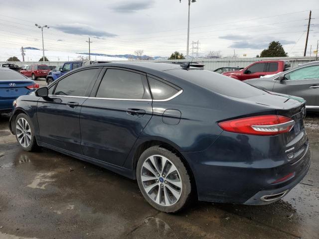 3FA6P0T97LR112241 - 2020 FORD FUSION SE BLUE photo 2