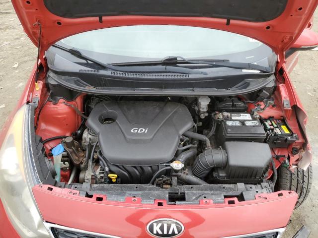 KNADN5A3XD6179978 - 2013 KIA RIO EX RED photo 11