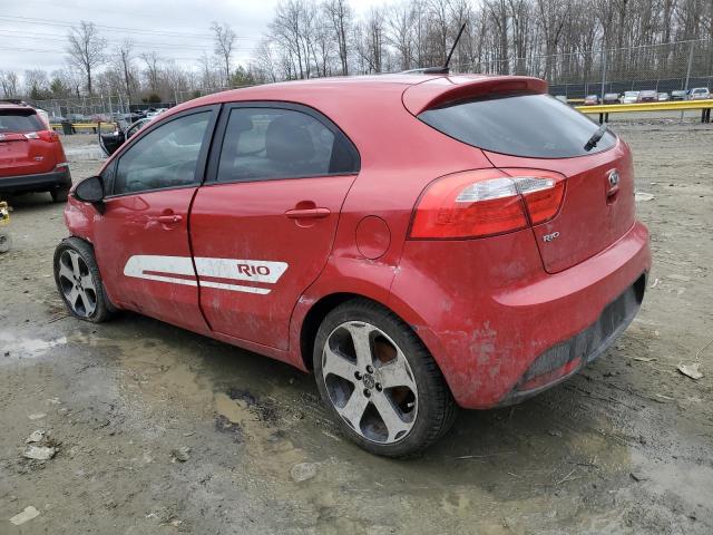 KNADN5A3XD6179978 - 2013 KIA RIO EX RED photo 2