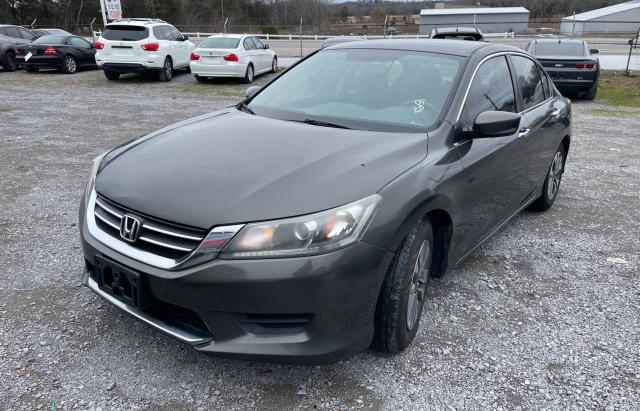 1HGCR2F34DA269572 - 2013 HONDA ACCORD LX GRAY photo 2