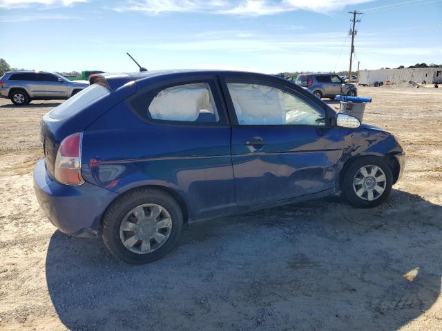 KMHCM36CX7U011672 - 2007 HYUNDAI ACCENT GS BLUE photo 3