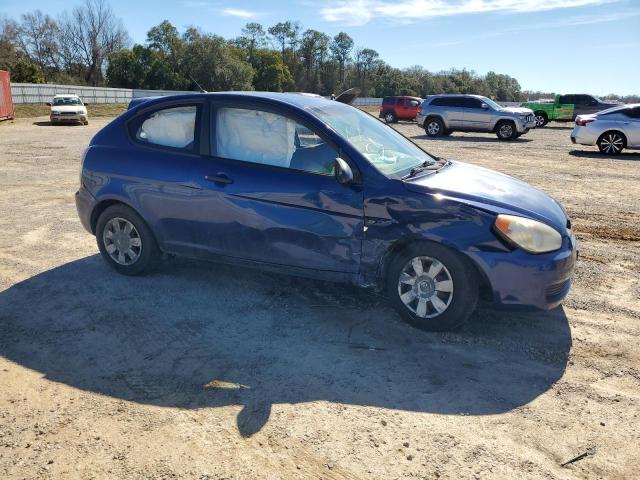 KMHCM36CX7U011672 - 2007 HYUNDAI ACCENT GS BLUE photo 4