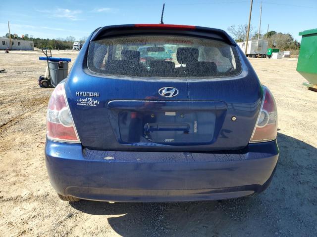 KMHCM36CX7U011672 - 2007 HYUNDAI ACCENT GS BLUE photo 6