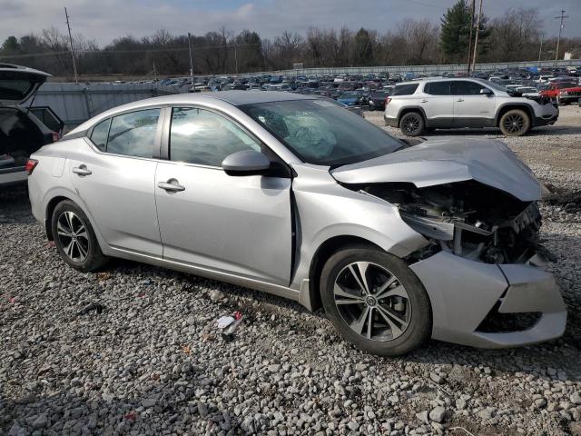 3N1AB8CV7NY293285 - 2022 NISSAN SENTRA SV SILVER photo 4