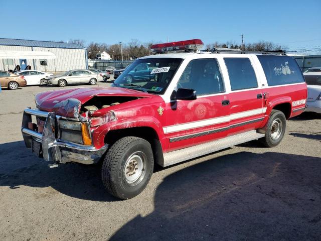 1GKGK26N2PJ720545 - 1993 GMC SUBURBAN K RED photo 1