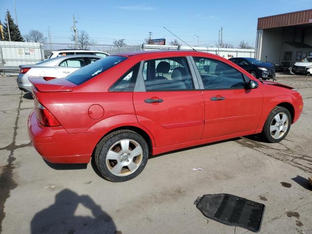 1FAFP34N47W252196 - 2007 FORD FOCUS ZX4 RED photo 3