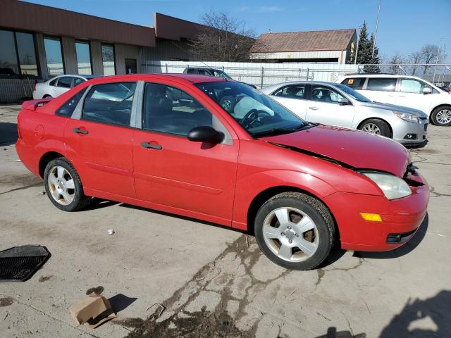 1FAFP34N47W252196 - 2007 FORD FOCUS ZX4 RED photo 4