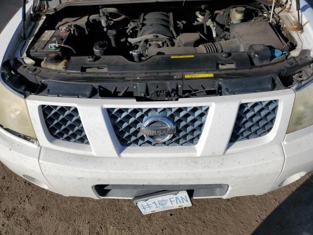 1N6AA06A84N540302 - 2004 NISSAN TITAN XE WHITE photo 11