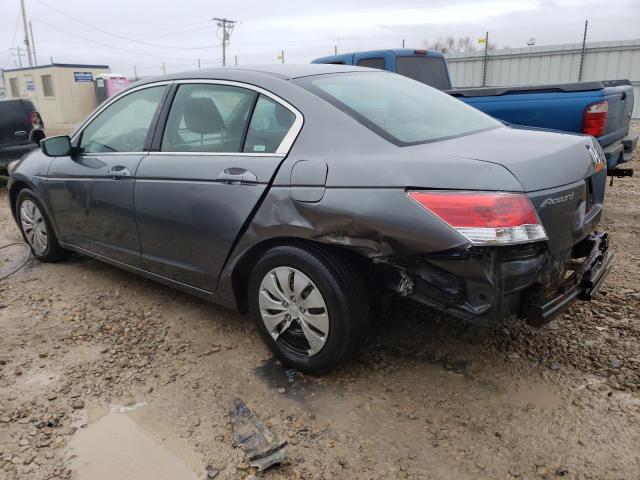 JHMCP26399C016004 - 2009 HONDA ACCORD LX GRAY photo 2