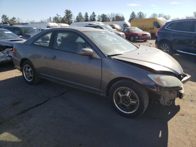 1HGEM21934L017710 - 2004 HONDA CIVIC EX GRAY photo 4