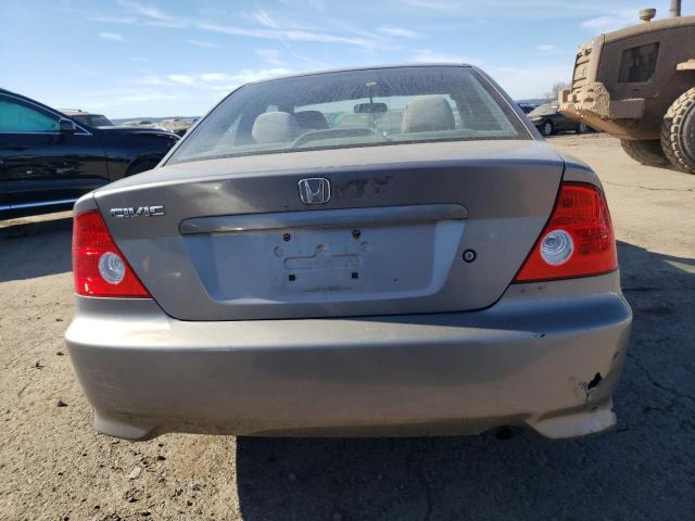 1HGEM21934L017710 - 2004 HONDA CIVIC EX GRAY photo 6