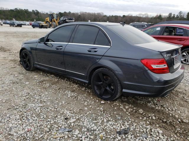 WDDGF5HB7EA924295 - 2014 MERCEDES-BENZ C 350 CHARCOAL photo 2