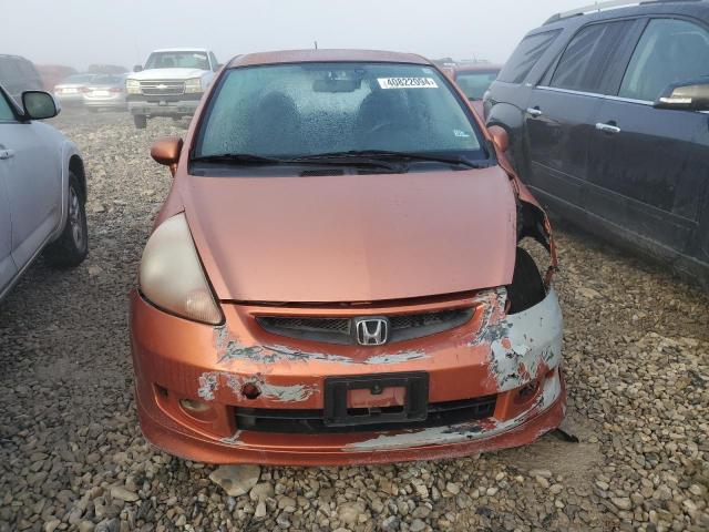 JHMGD38607S042226 - 2007 HONDA FIT S 橙色 照片 5