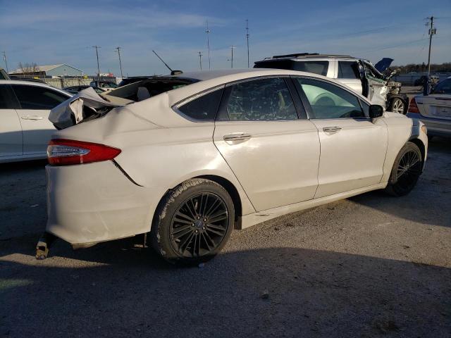 3FA6P0H99ER265389 - 2014 FORD FUSION SE WHITE photo 3