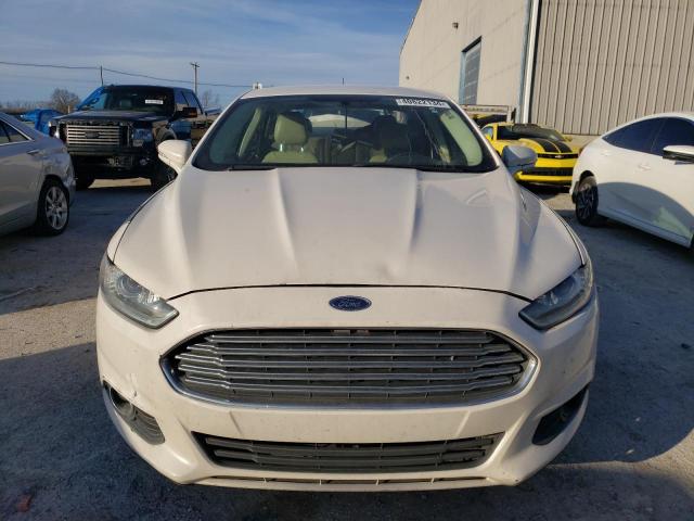 3FA6P0H99ER265389 - 2014 FORD FUSION SE WHITE photo 5