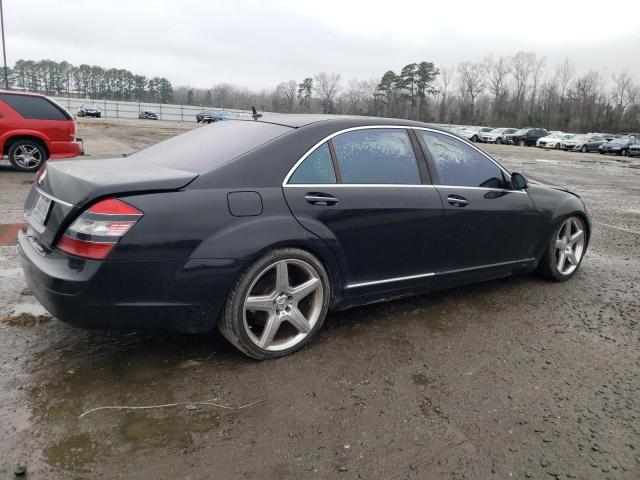 WDDNG71X87A040956 - 2007 MERCEDES-BENZ S 550 BLACK photo 3