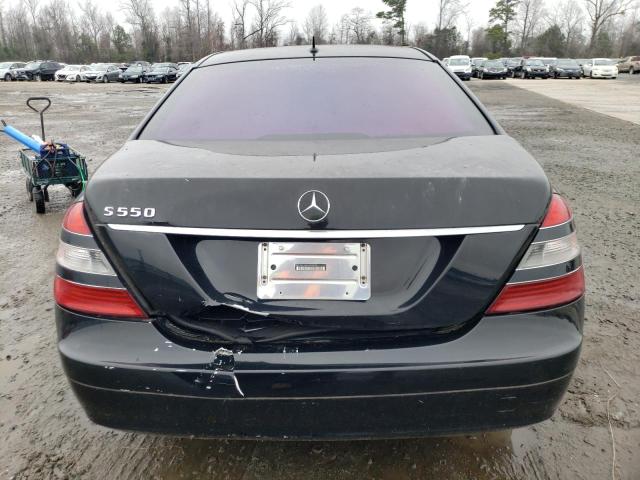 WDDNG71X87A040956 - 2007 MERCEDES-BENZ S 550 BLACK photo 6