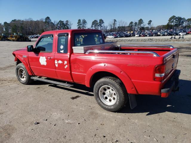 1FTKR4EE9APA70180 - 2010 FORD RANGER SUPER CAB RED photo 2