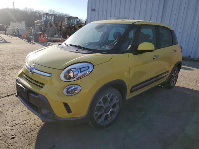 ZFBCFADH8EZ020472 - 2014 FIAT 500L TREKKING YELLOW photo 1