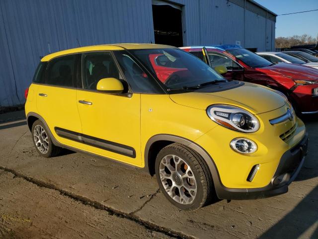 ZFBCFADH8EZ020472 - 2014 FIAT 500L TREKKING YELLOW photo 4