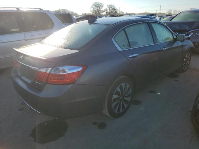 1HGCR6F35FA002287 - 2015 HONDA ACCORD HYB GRAY photo 3