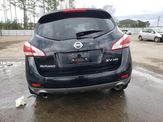 JN8AZ1MWXCW209332 - 2012 NISSAN MURANO S BLACK photo 6