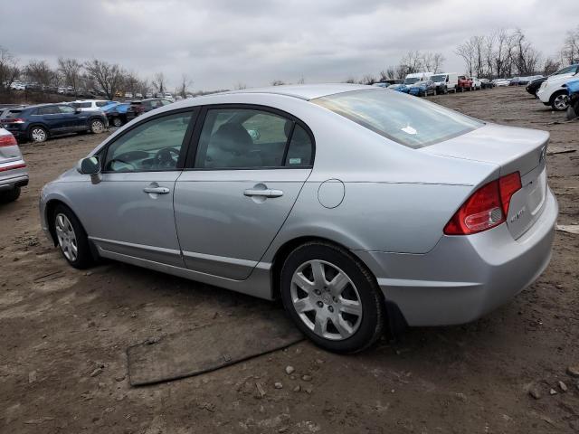 1HGFA15517L098354 - 2007 HONDA CIVIC LX SILVER photo 2